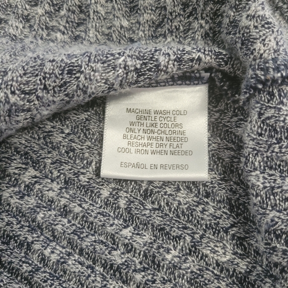 Style & Co Women's S Sweater Long Sleeve Black, Gray, & White - Picture 9 of 9